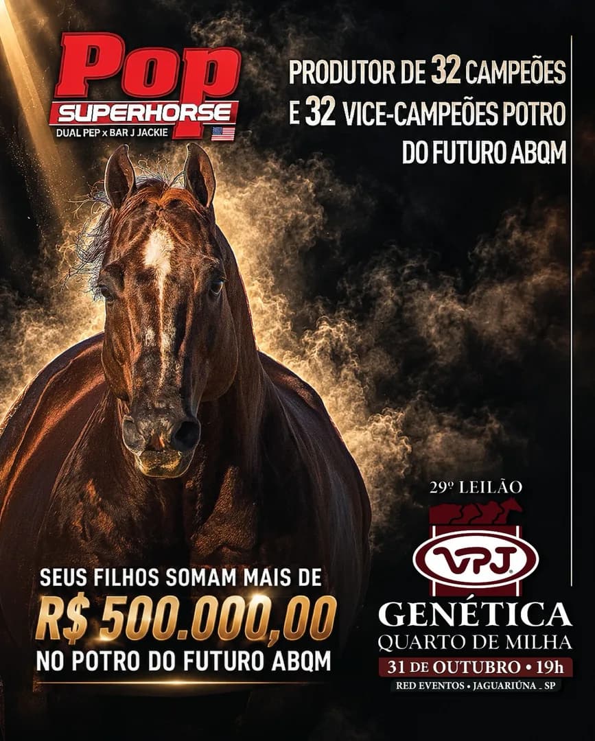 🏆 O Potro do Futuro ABQM se consolidou como o principal palco de revelação dos grandes cavalos. Apenas uma chance na vida de participar e cravar seu nome como destaque da sua geraç